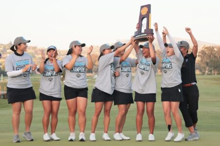 Highlights from the Thrilling First Round of the 2025 NCAA DI Women’s Golf Championships!